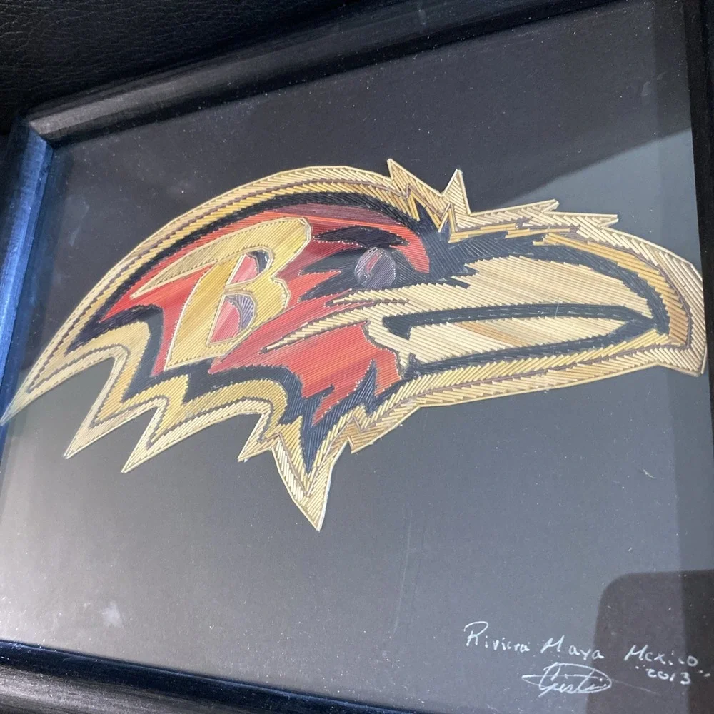 Baltimore Ravens‎ Homemade Art Wood Mexico